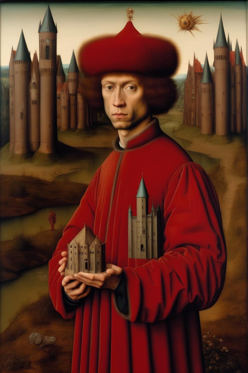 00445-4222090229-_lora_Jan van Eyck Style_1_Jan van Eyck Style - Jan van eyck style painting of David holding a tiny castle in his hand.png